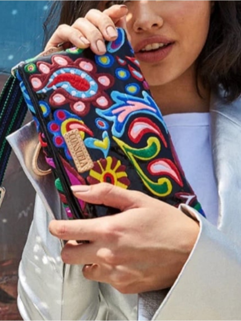 Consuela Mack Uptown Embroidered Crossbody